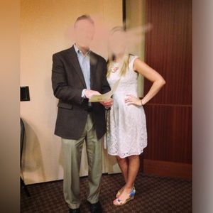 Cb established 1962 lace crochet women dress, like new